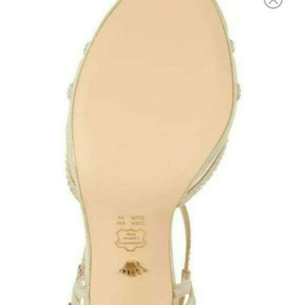 Nina Blossom Embellished Sandals -6.5 - Picture 2 of 10
